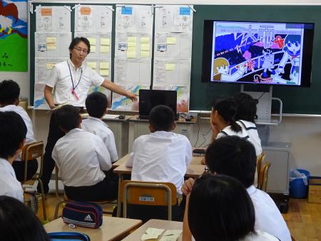 市の防災対策室長による話 市の防災対策室長による話