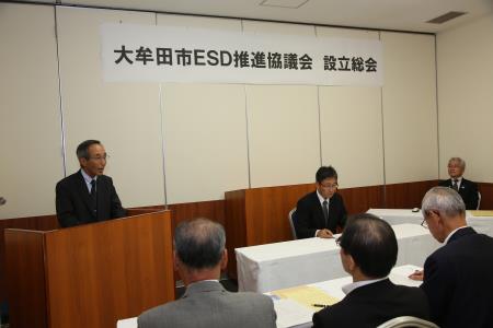 会長あいさつ「宮田前教育長」