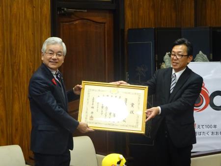 市長報告の様子3