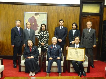 市長報告の様子4