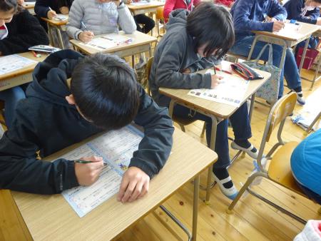 6年生受検の様子