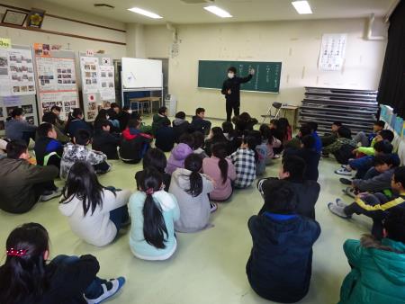6年生の集会の様子