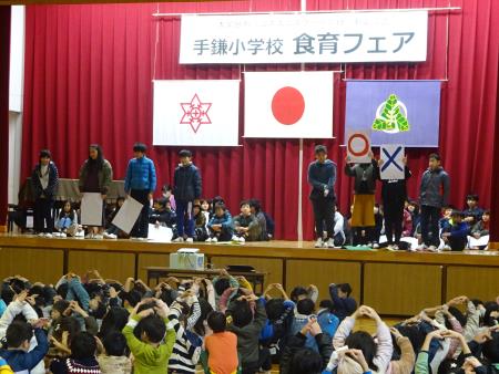 6年生による食育クイズ