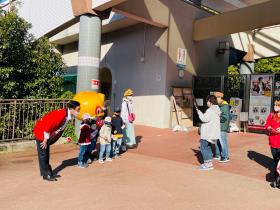 11月7日ジャー坊とお出迎え