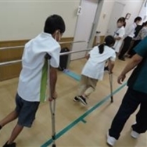 松葉杖体験
