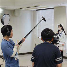 自己紹介動画作成風景