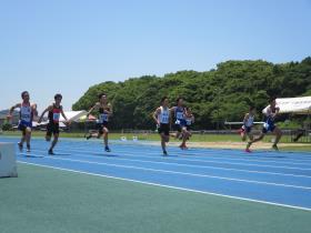 3年男子100m走決勝