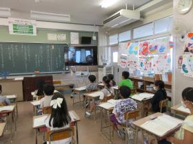 白川小学校の児童