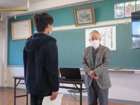 6年生代表児童 お礼の言葉