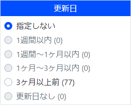 更新日による抽出イメージ画像