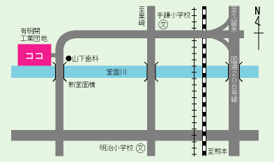有限会社　徳一工業案内図