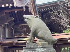 イノシシ狛犬