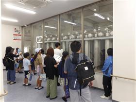 R7膜ろ過装置見学