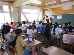 小学生の検定の様子