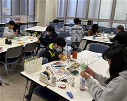 紙コップバッグ作り