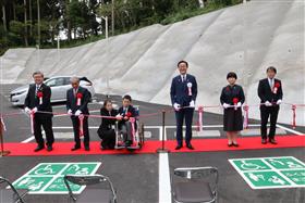 リフレスおおむた駐車場完成式