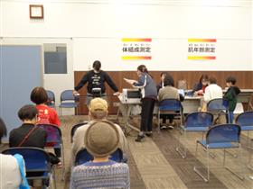 健康測定コーナーの写真