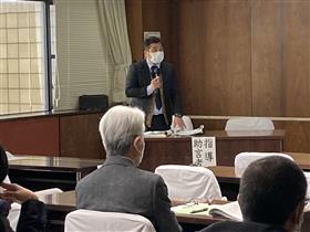 宮原中学校 福永校長先生による指導助言