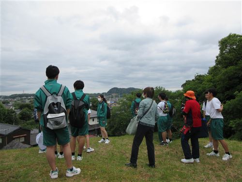 古墳山頂