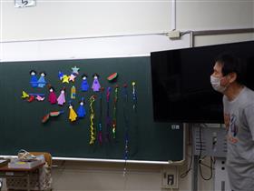 担任の先生から挨拶