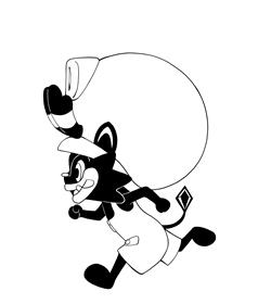 ジャー坊横向き走行