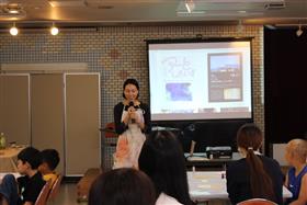 細密画家　松下氏の講演