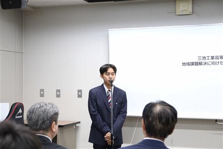 三池工業高等学校パソコン部代表より意気込み