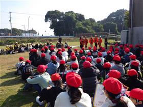 花尾小学校５年生との対面