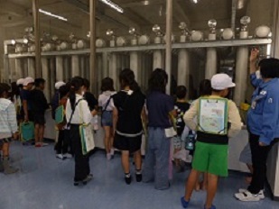 社会科見学ありあけ浄水場倉永小