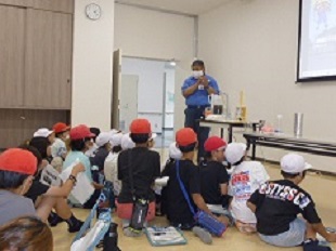 社会科見学ありあけ浄水場中友小
