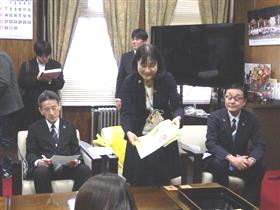 教育長挨拶の様子