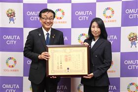 関市長と鈴木さん