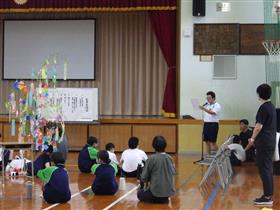 司会担当は特別支援学校生徒