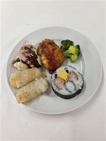 完成した料理