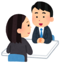 男性と女性が話している図（２）