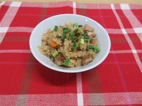 筑前煮を使った炊き込みご飯
