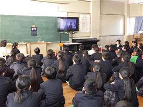 日本側の授業風景