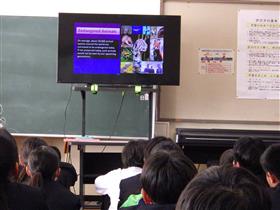 ネパールの生徒から学んだことの発表