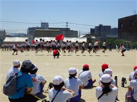 中学生による大縄