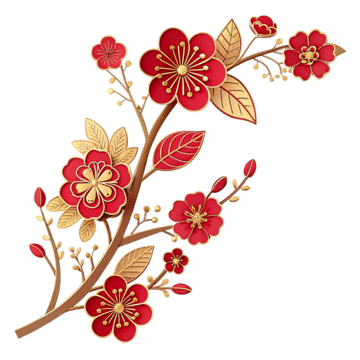 花模様