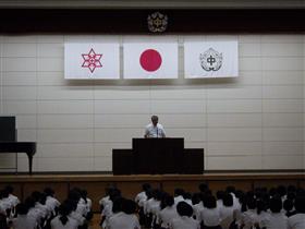藤井校長の話