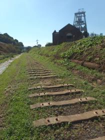 三池炭鉱専用鉄道敷跡 三池炭鉱専用鉄道敷跡