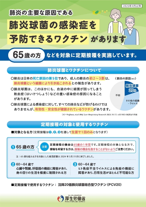 リーフレット表