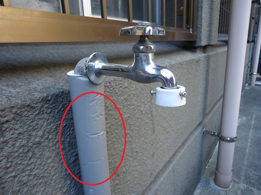 保温チューブでおおってね 保温チューブでおおってね