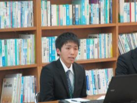 吉野小の本村教諭の発表 吉野小の本村教諭の発表