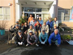 公民館門松集合写真