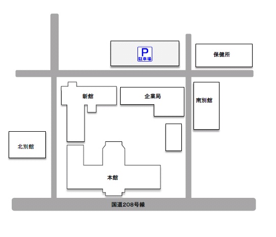 庁舎配置図