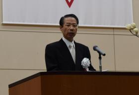 米生中での安田教育長式辞