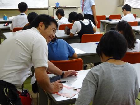 数学講座での様子 数学講座での様子