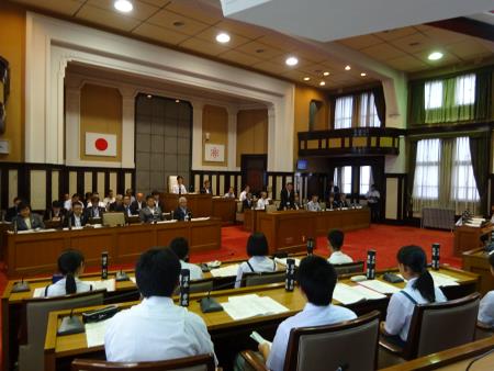 子ども議会の様子 子ども議会の様子
